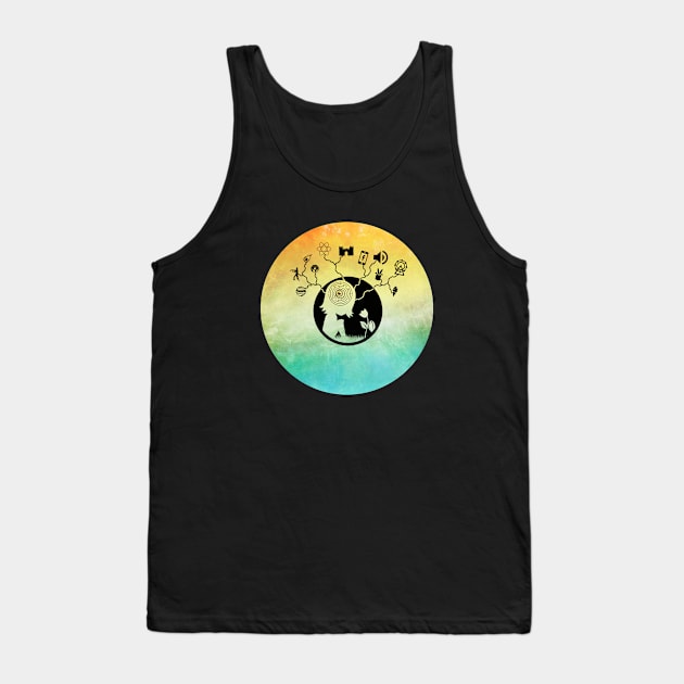 A Million Thoughts Tank Top by QueenLizbel